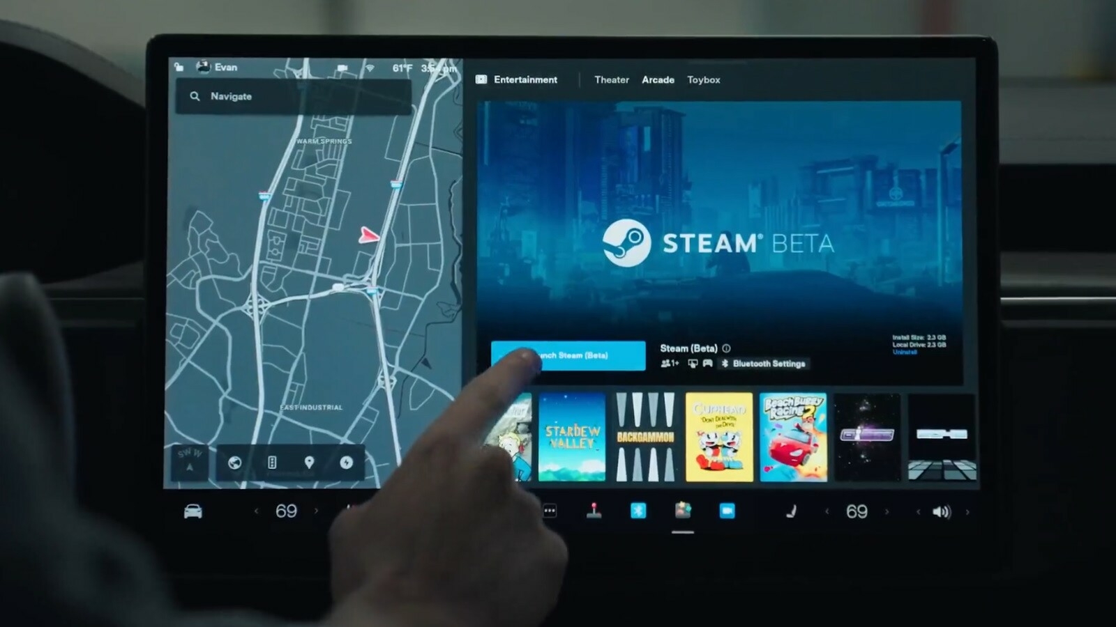 Tesla Steam