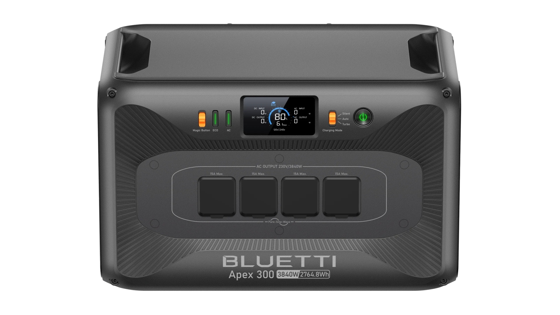 Test Bluetti Apex 300 - vue faÃ§ade