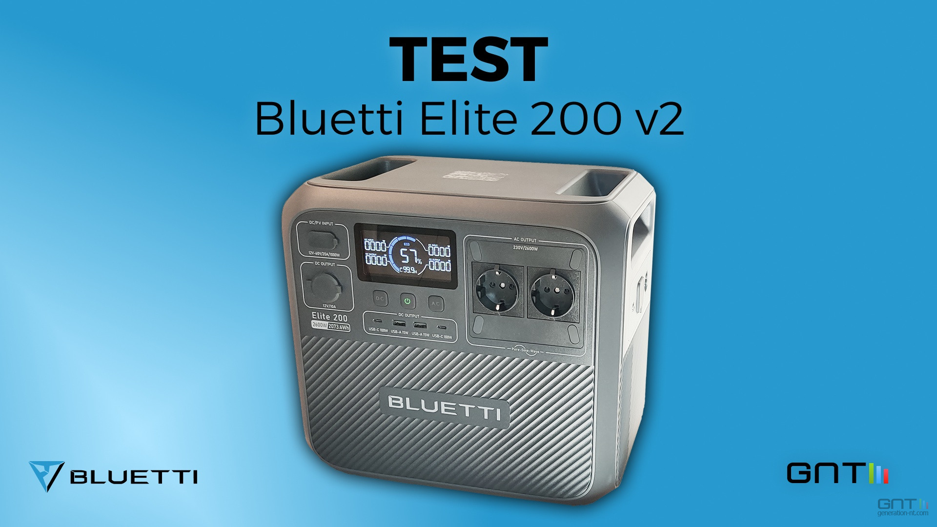 Test Bluetti Elite 200 v2 - Station &eacute;lectrique