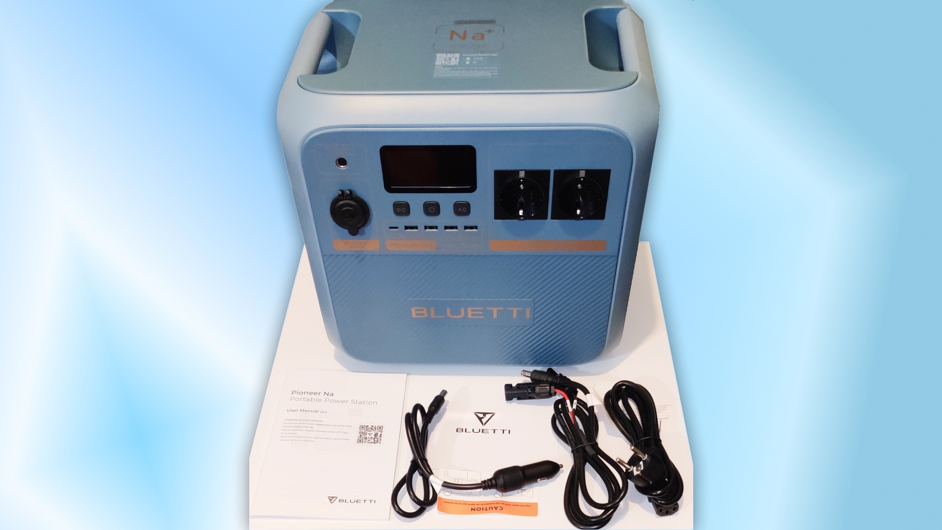 Test Bluetti Pioneer Na - PrÃ©sentation avec accessoires