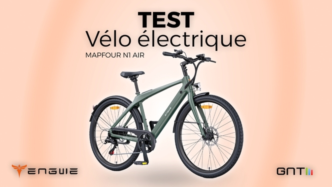 Test Engwe MAPFOUR N1 AIR vélo électrique