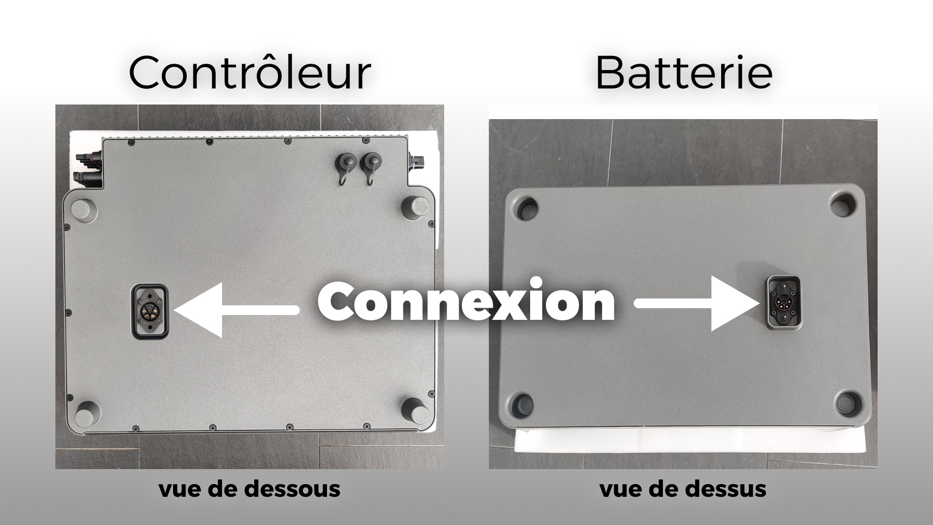 Test Marstek Venus D - Connexion controleur et batterie