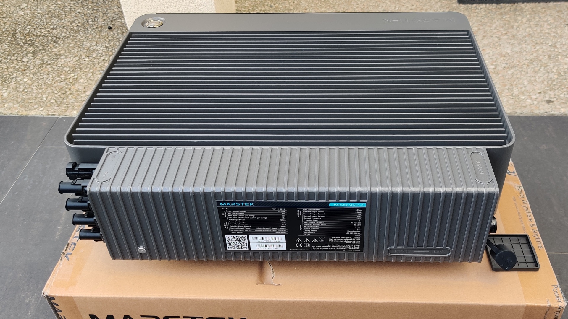 Test Marstek Venus D - Vue arri&Atilde;&uml;re