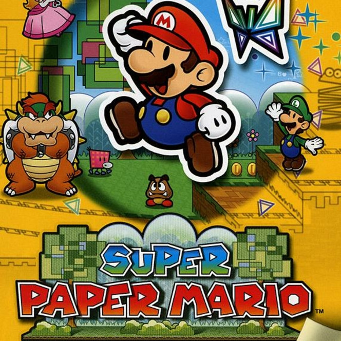 Test Super Paper Mario Packshot