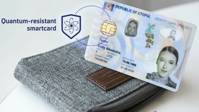 Thales carte magnetique protection quantique