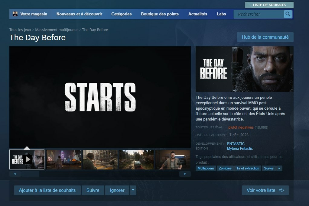 the day before steam