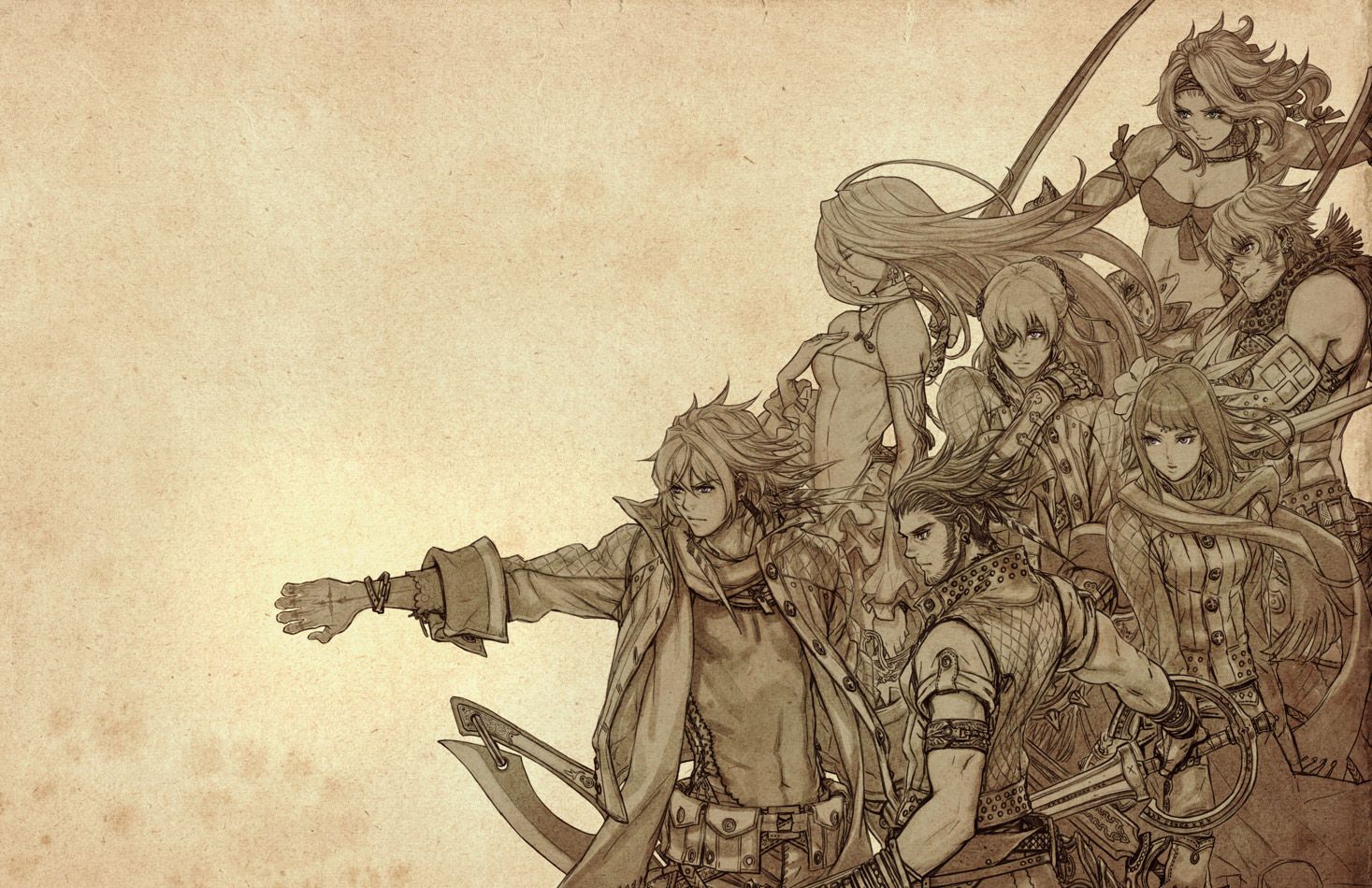 The Last Story - artwork personnages