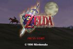 The Legend of Zelda : Ocarina of Time - Ecran titre