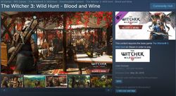 The Witcher Blood and Wine - Steam