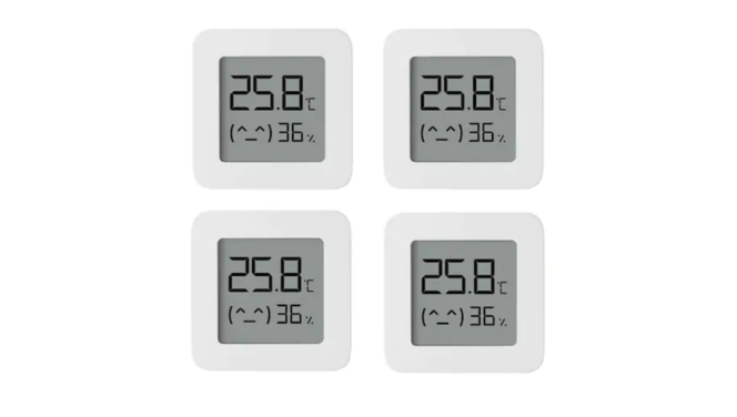Xiaomi : 4 thermomètres / hygromètres connectés à 12 € !