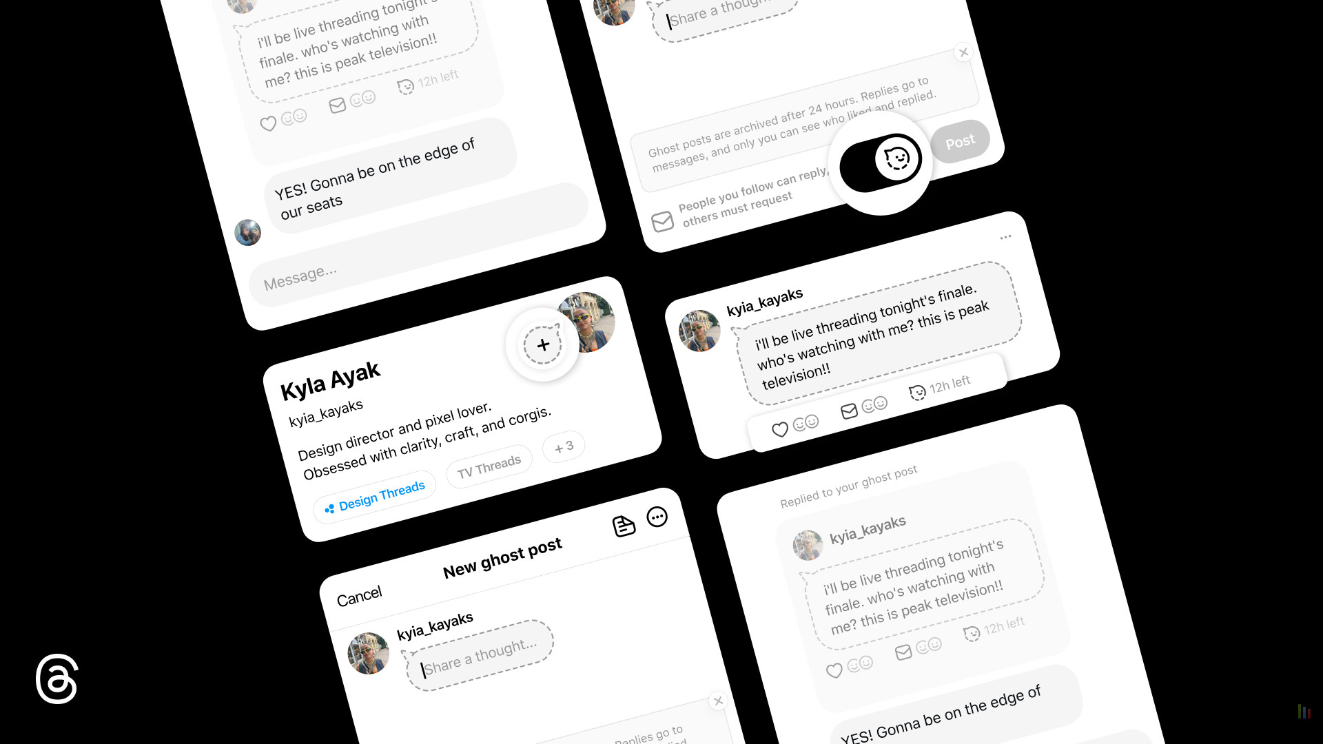 Threads introduit des messages fantômes