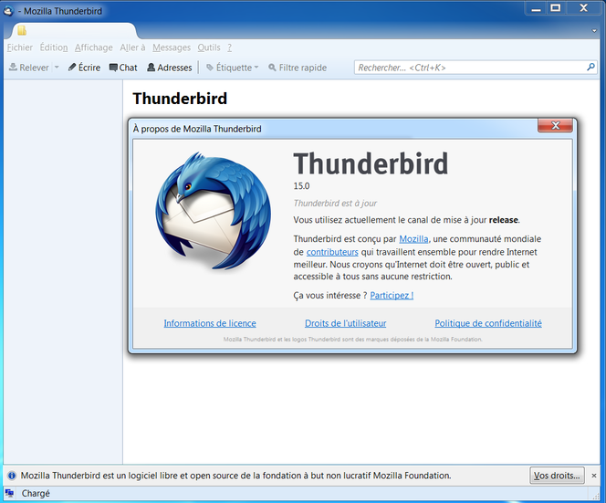 Thunderbird 15