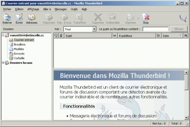 Thunderbird 2.0 pour Linux (600x400)