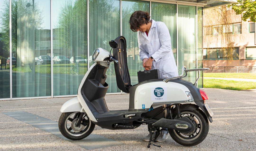 Tiamat batterie sodium ion concept scooter