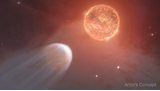 Une étoile détruit sa propre planète à coups de rayons X