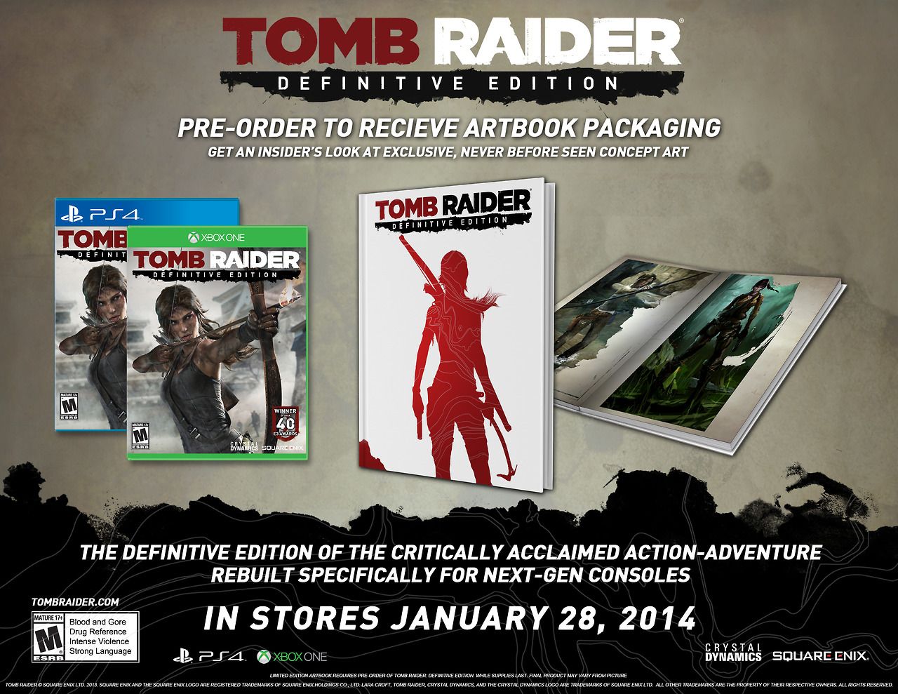 Tomb Raider : Definitive Edition - pack