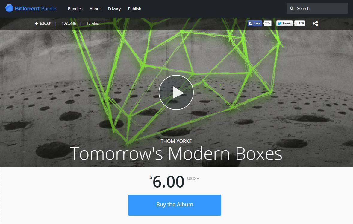 Tomorrow's modern boxes thom yorke