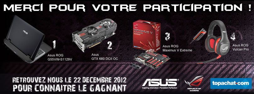 TopAchat concours ROG