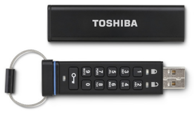 Toshiba Encrypted USB Flash Drive