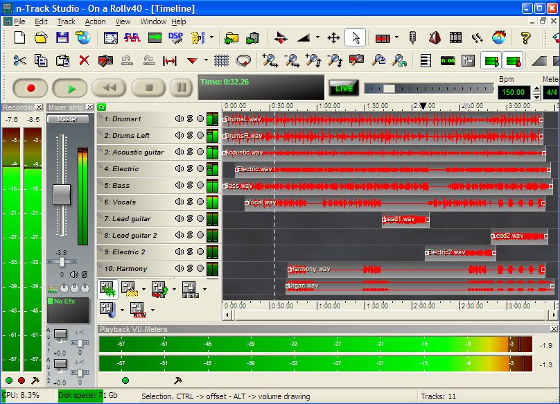 n-Track Studio screen1