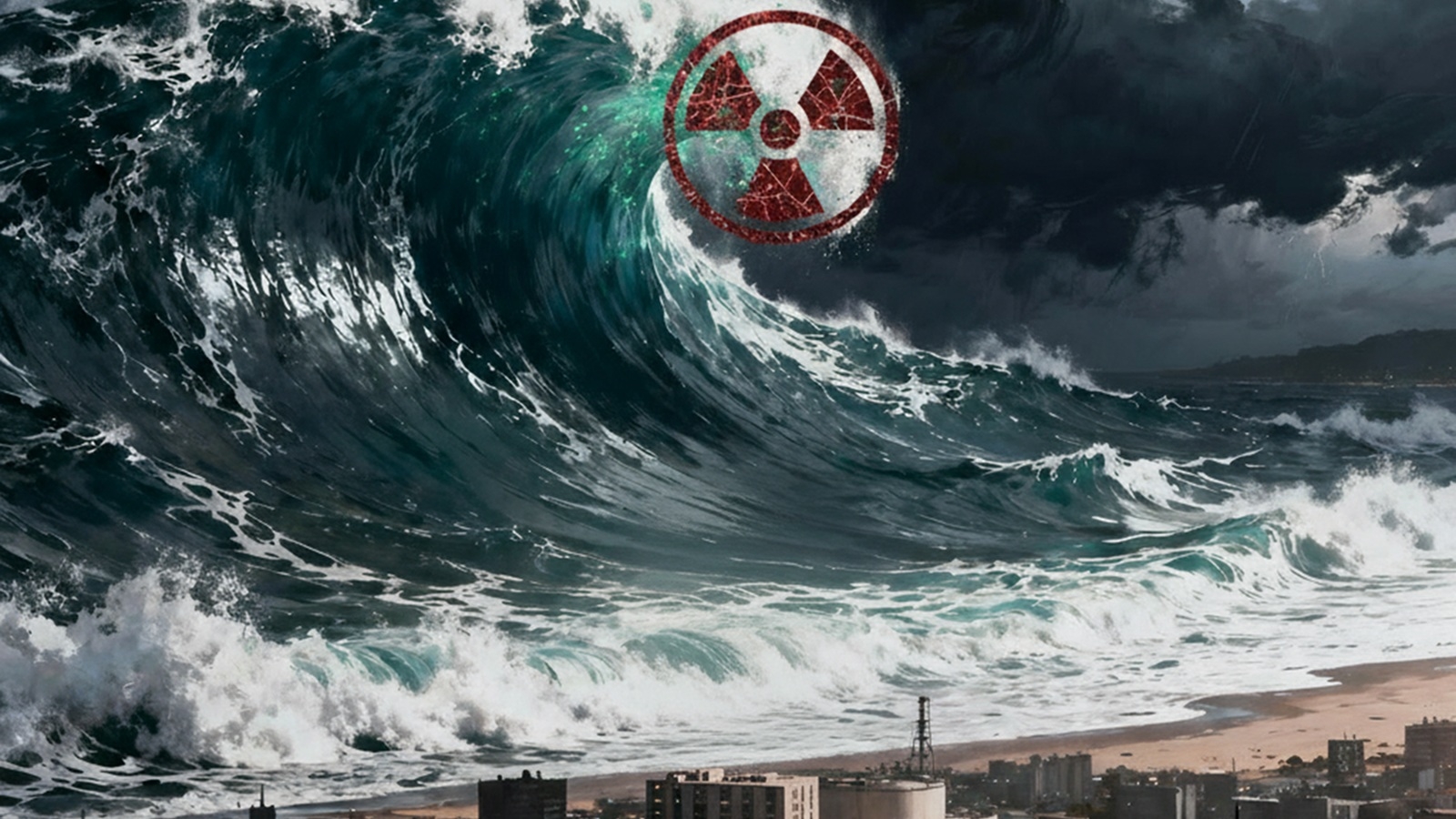 tsunami nuclÃ©aire Poseidon Russie illustration IA