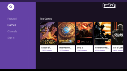 Twitch android TV