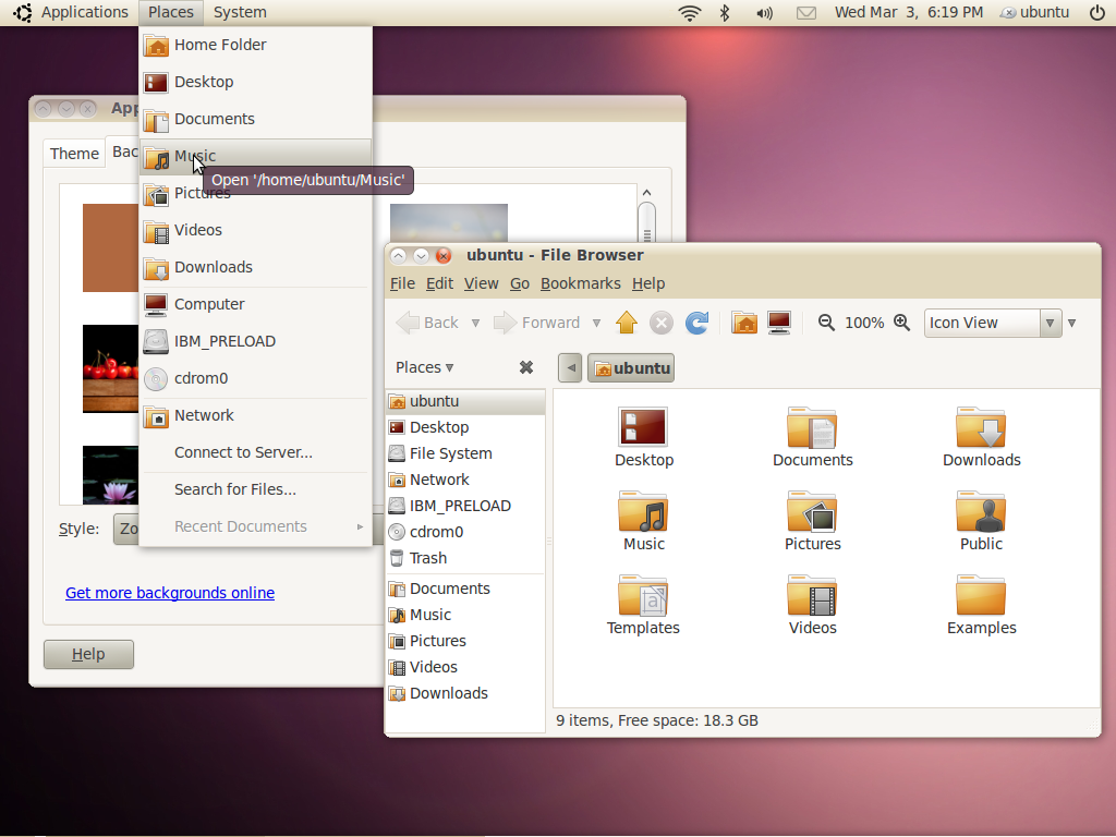 Ubuntu-theme-light-lighttheme