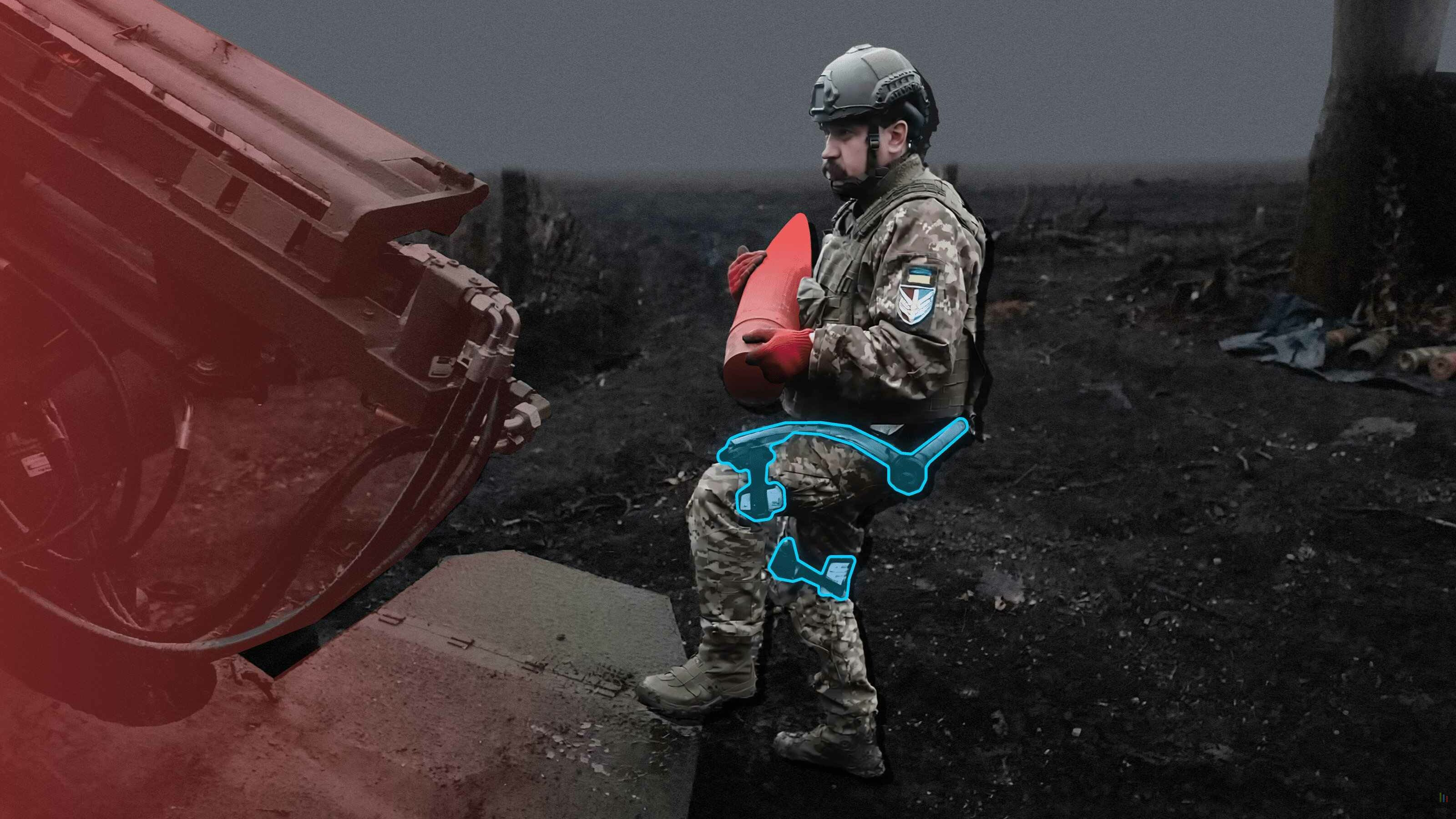 Des soldats augmentés ? L'Ukraine teste des exosquelettes en conditions réelles