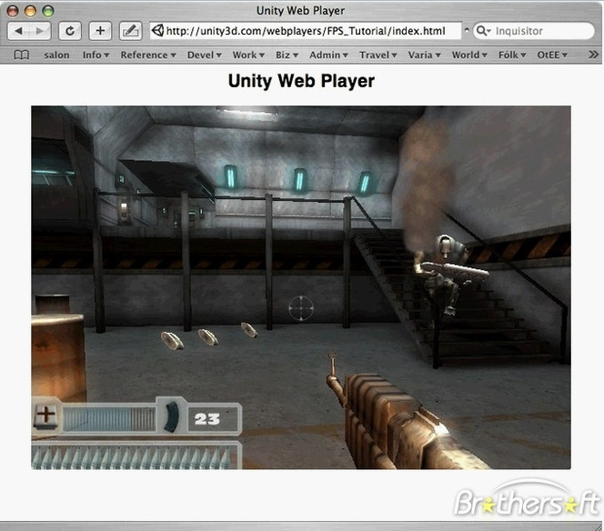 Unity Web Player screen2.