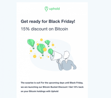 Uphold Black Friday Bitcoin Scam