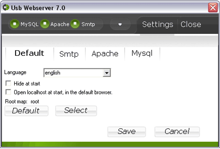 USB Webserver screen1
