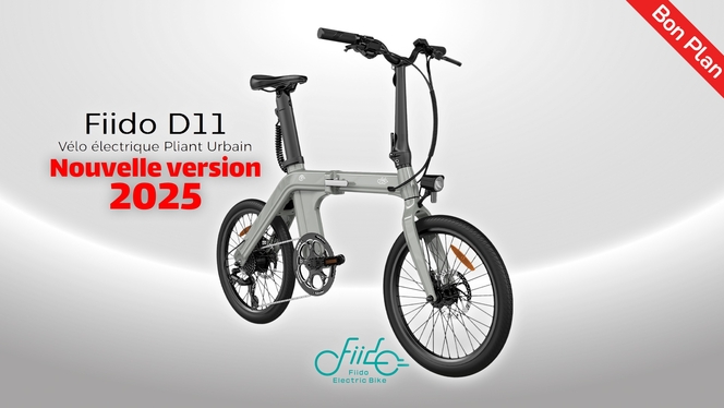 Vélo électrique Fiido D11 pliant urbain 2025