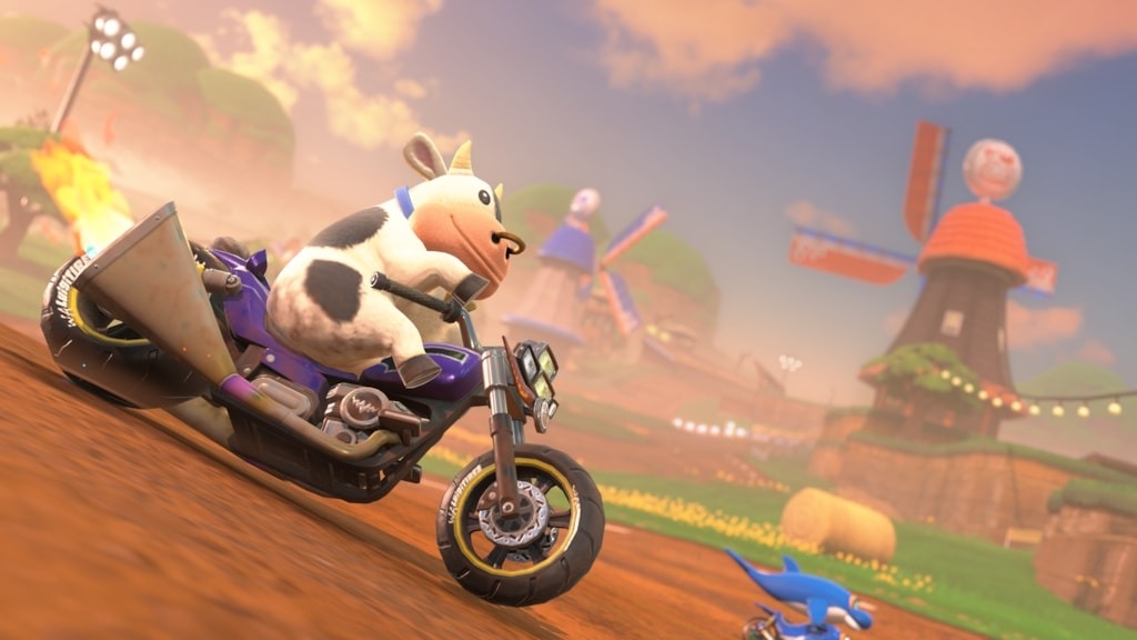 Vache Mario Kart World