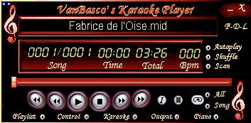 Van Basco Karaoke Player screen1