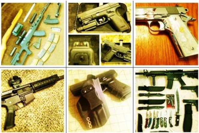 vente armes instagram 2