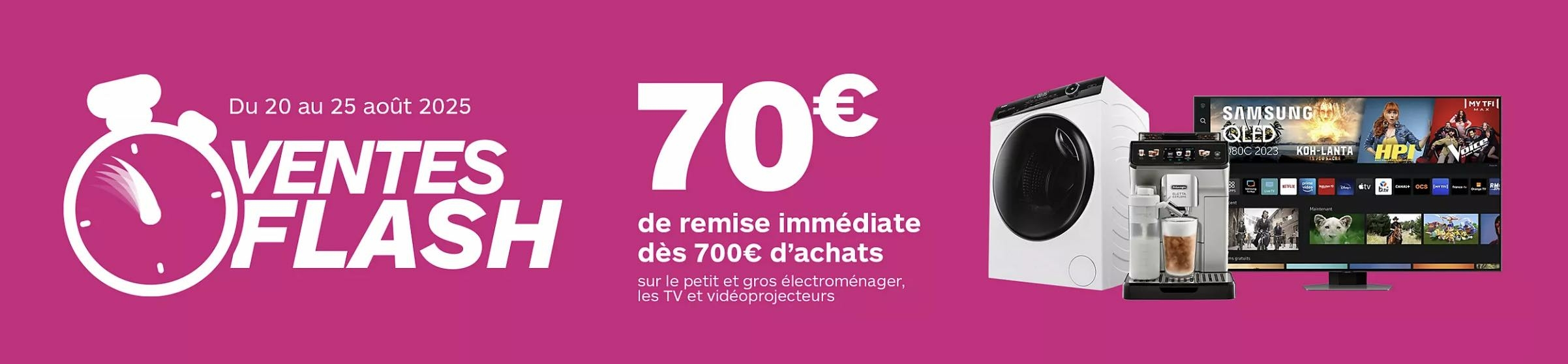  ventes flash Boulanger