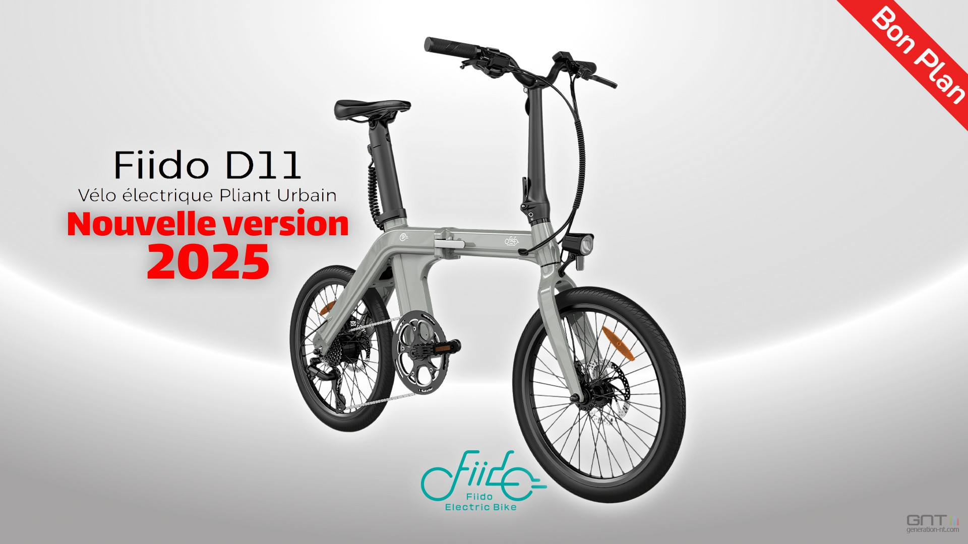 Fiido D11 2025 : le vélo pliant emblématique de la marque revient en version améliorée