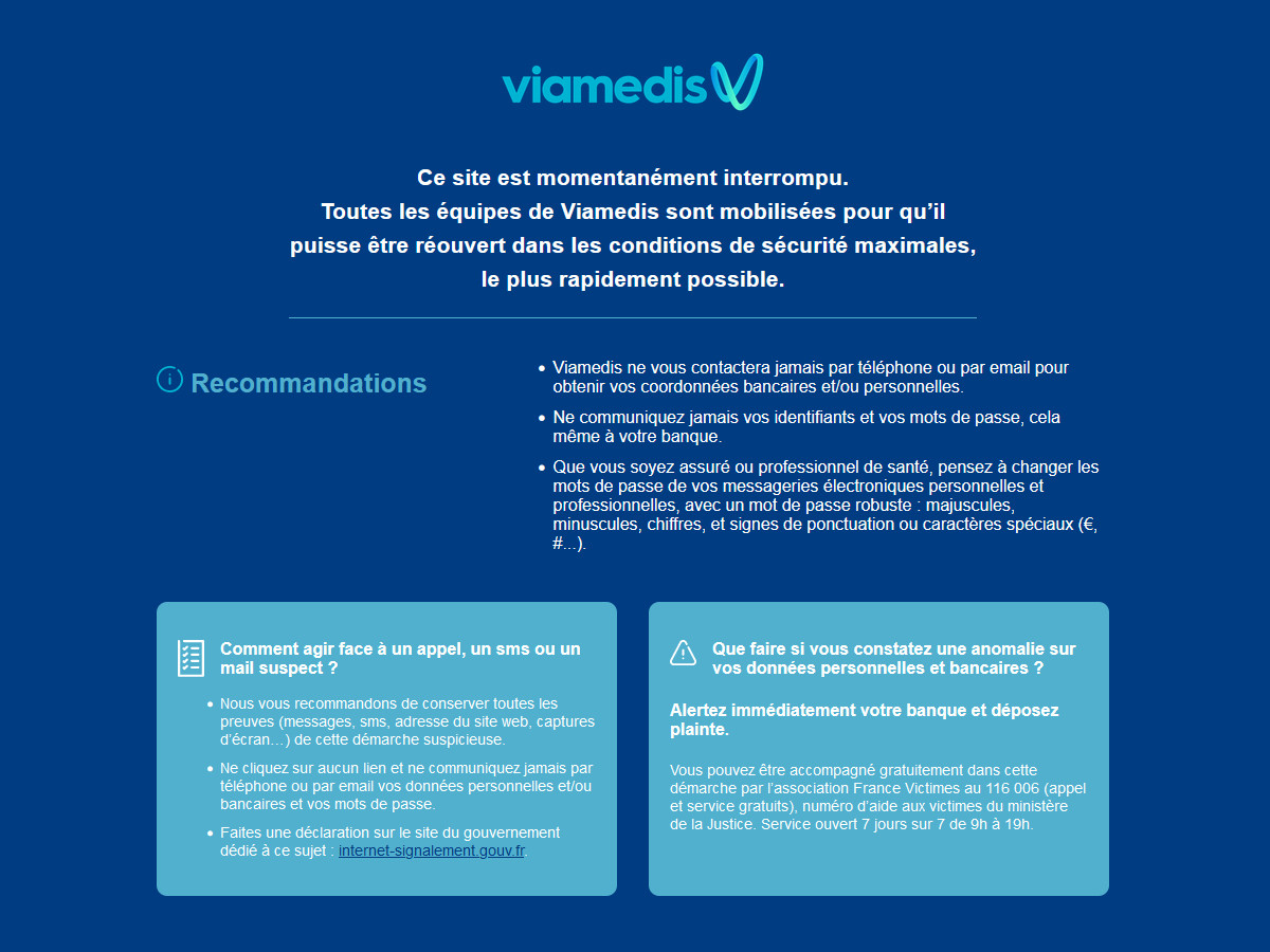 viamedis-site-indisponible
