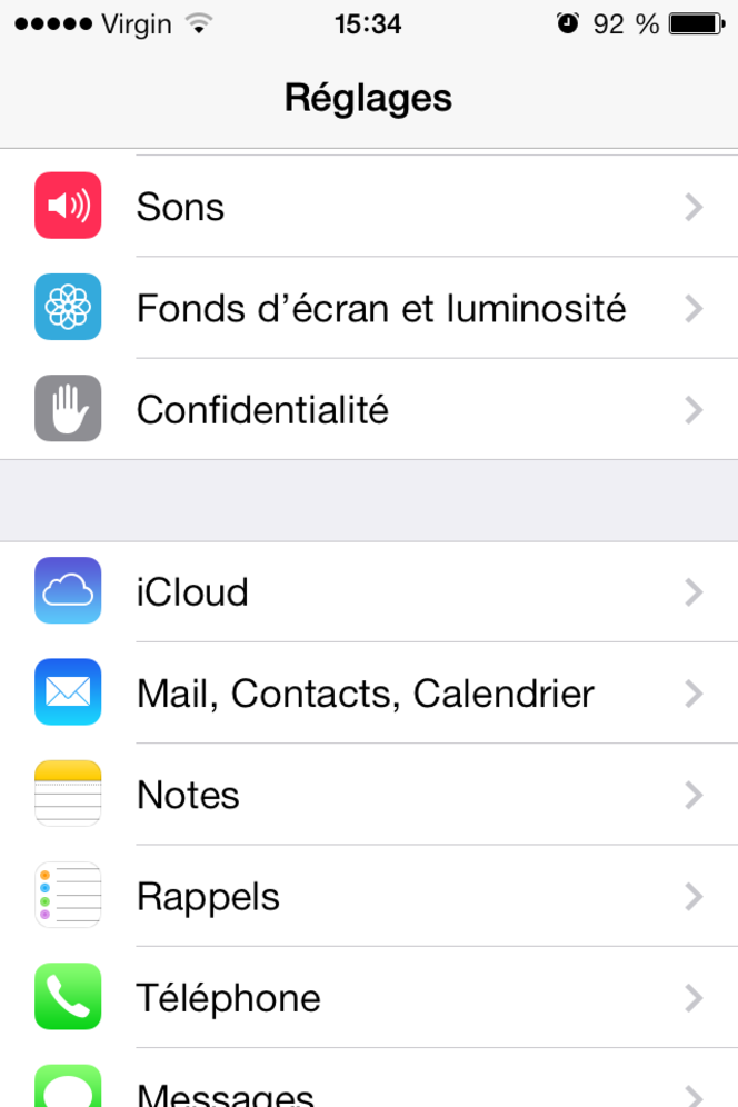 Vibrations personnalisées iOS 7 (1)