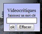 Gadget VIDEOCRITIQUES