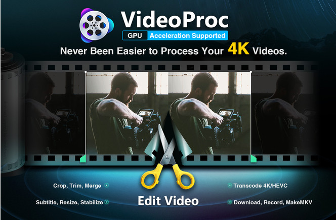Obtenir VideoProc gratuitement, le logiciel d'Ã©dition vidÃ©o de Digiarty (offre limitÃ©e dans le temps)