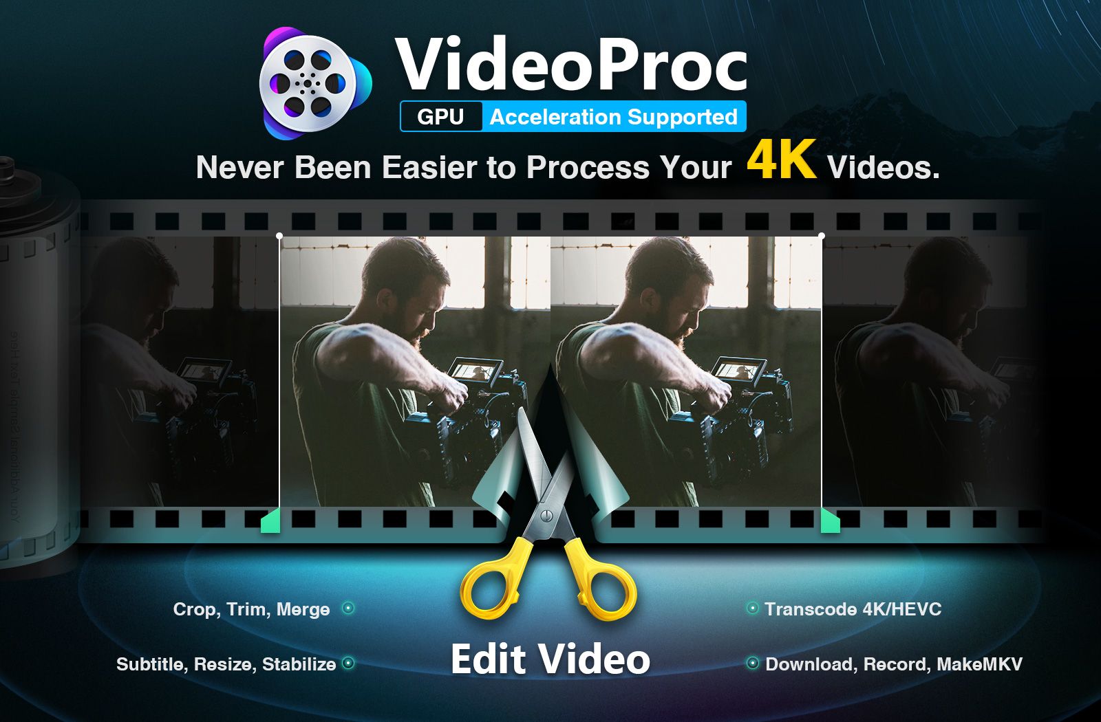 Obtenir VideoProc gratuitement, le logiciel d'édition vidéo de Digiarty (offre limitée dans le temps)