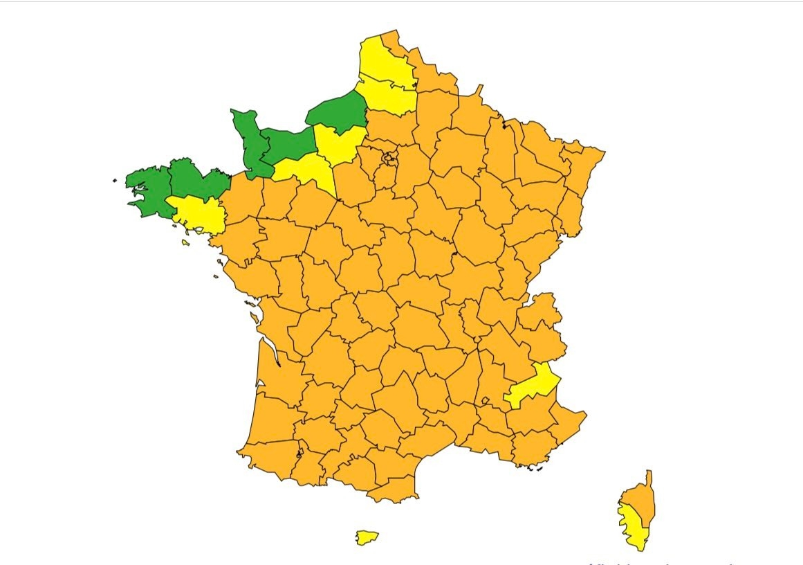 Vigilance orange France