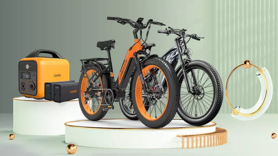 Ce vélo électrique a une autonomie de 100 km et est en réduction