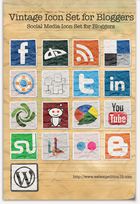 Vintage Icons Set For Bloggers : des icônes pour votre blog ou votre site web
