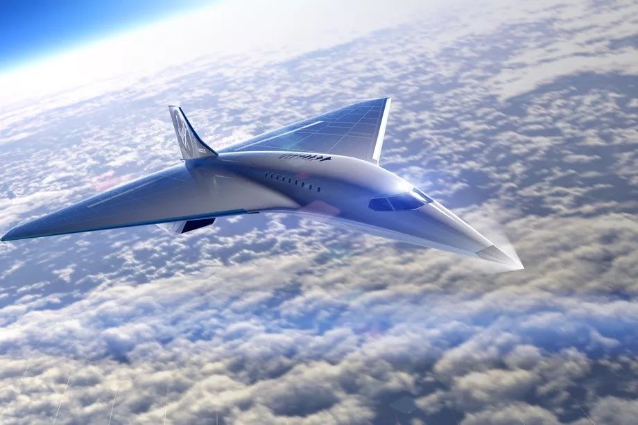 Virgin Galactic avion supersonique