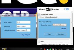 Virtual WiFi Router screen1