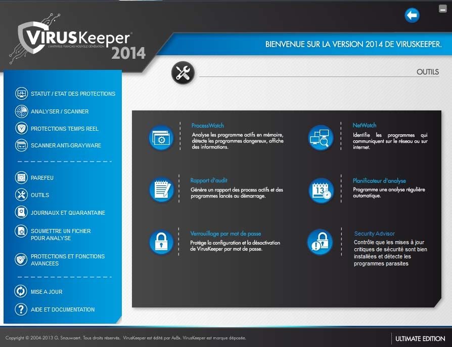 viruskeeper2014 outils
