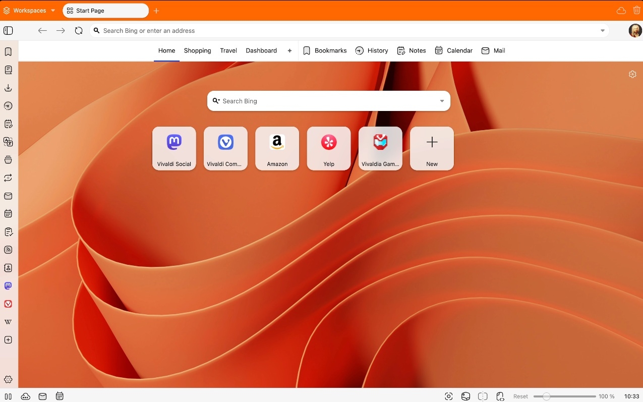 Vivaldi navigateur browser web