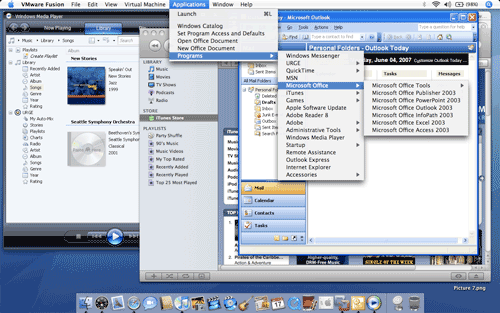 VMware Fusion  screen 2
